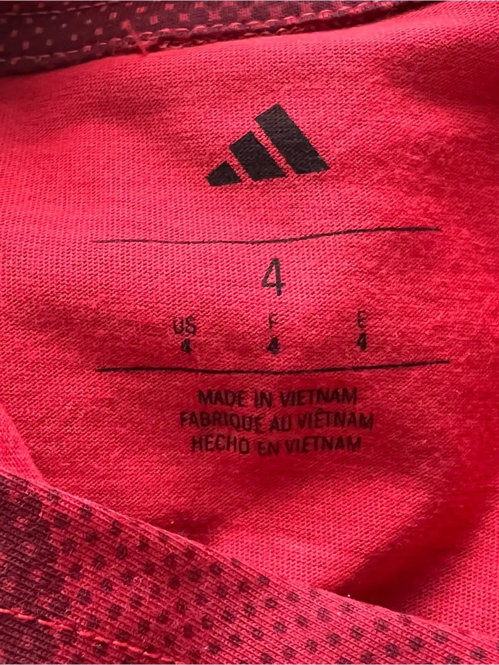 Adidas Boys Tracksuit Size 4 Red Black Camo Hoodie Jogger Set 2 Piece NWT
